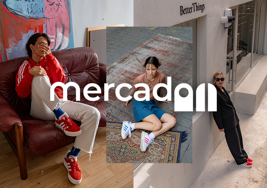 Mercado x adidas Originals editorial portrait