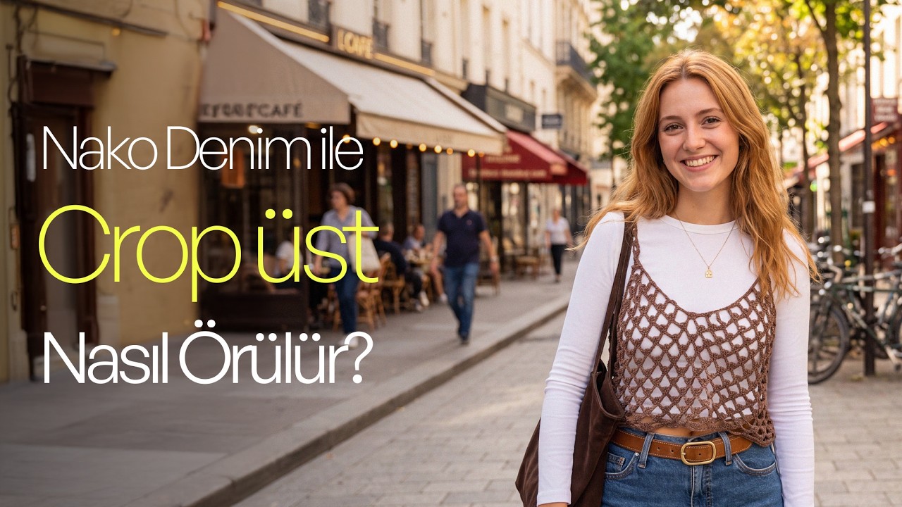Nako Denim ile Crop Üst Yapılışı